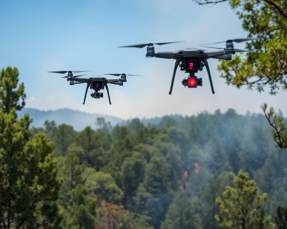 Drohnen zur Waldbrandüberwachung