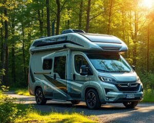 Elektro-Campingfahrzeuge mit Solarmodulen