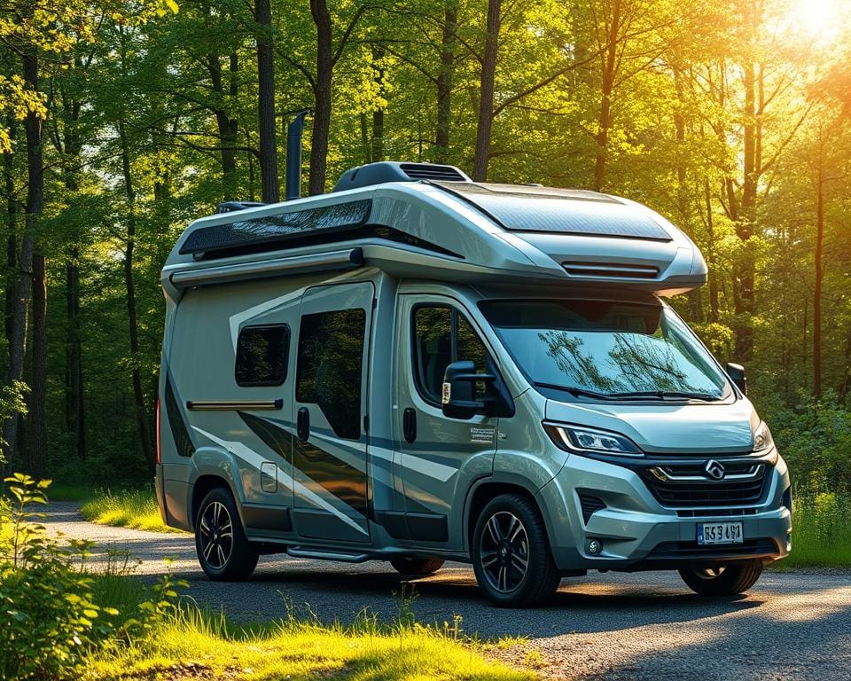 Elektro-Campingfahrzeuge mit Solarmodulen
