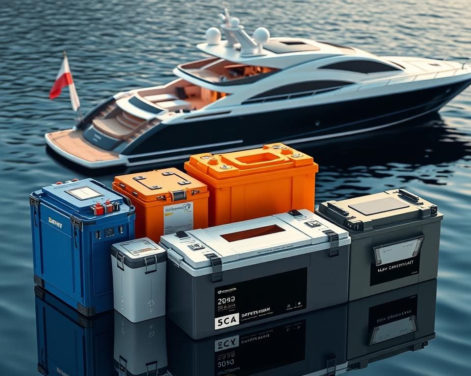 Elektroyacht Batterien