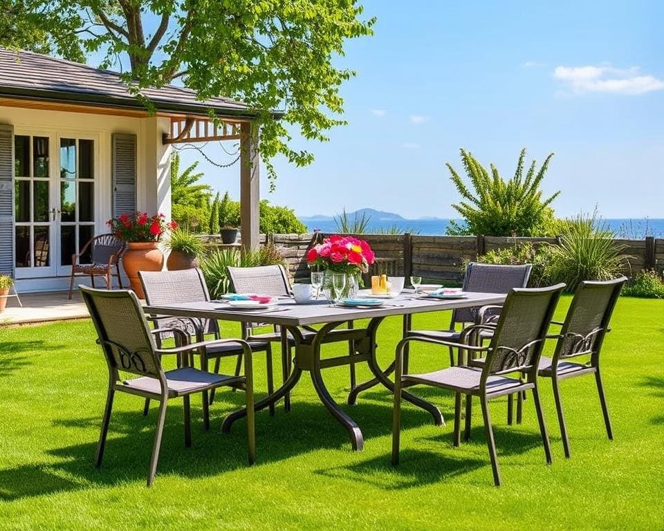 Gartentische für ein gemütliches Outdoor-Ambiente