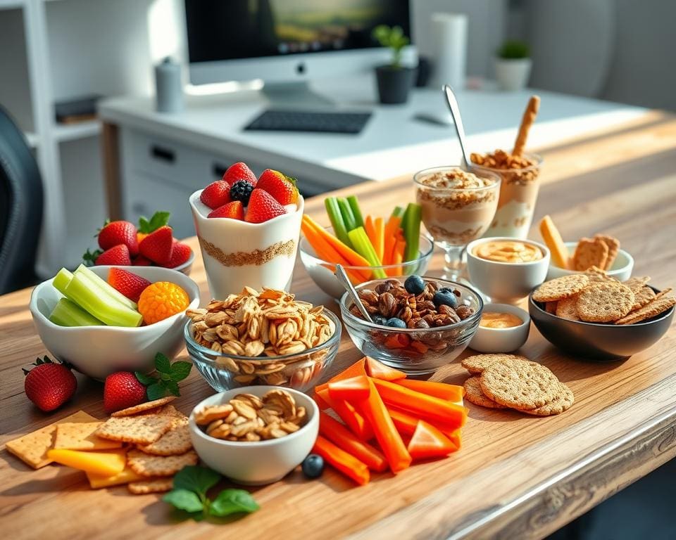 Gesunde Snacks für den Büroalltag