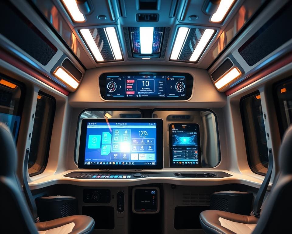 Intelligente Bordcomputer in modernen Bussen