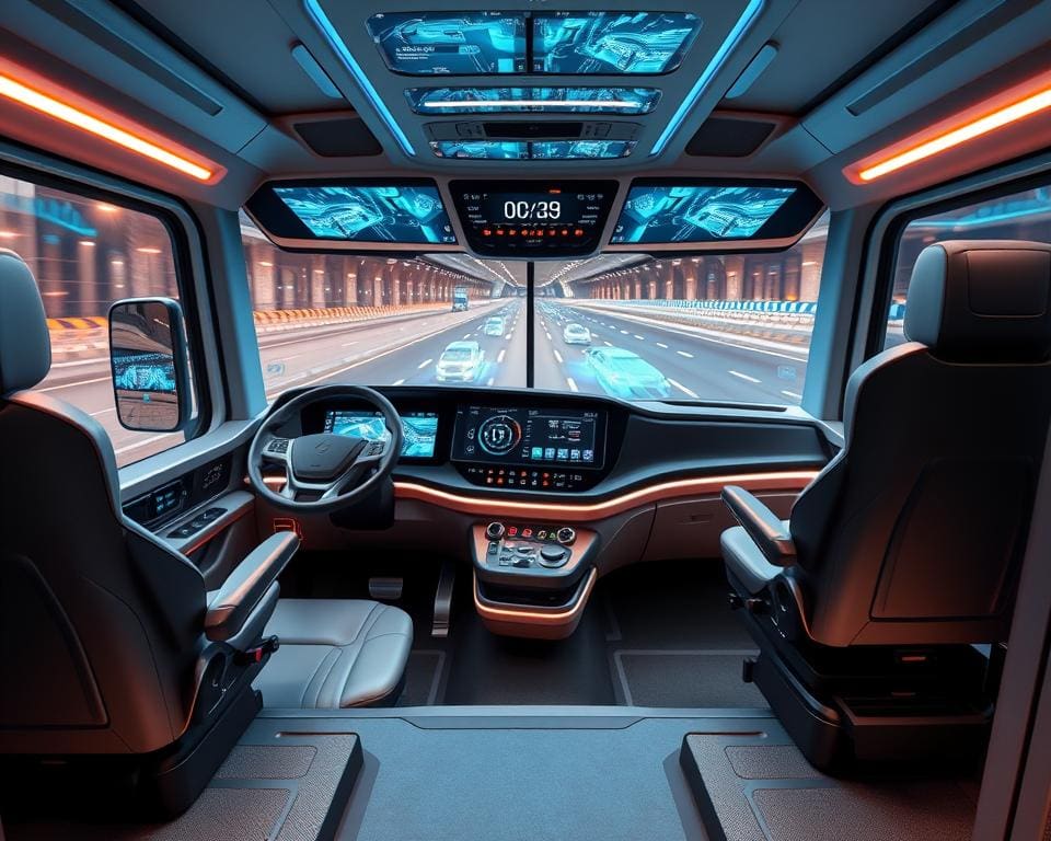 Intelligente Cockpits für Lkw und Busse