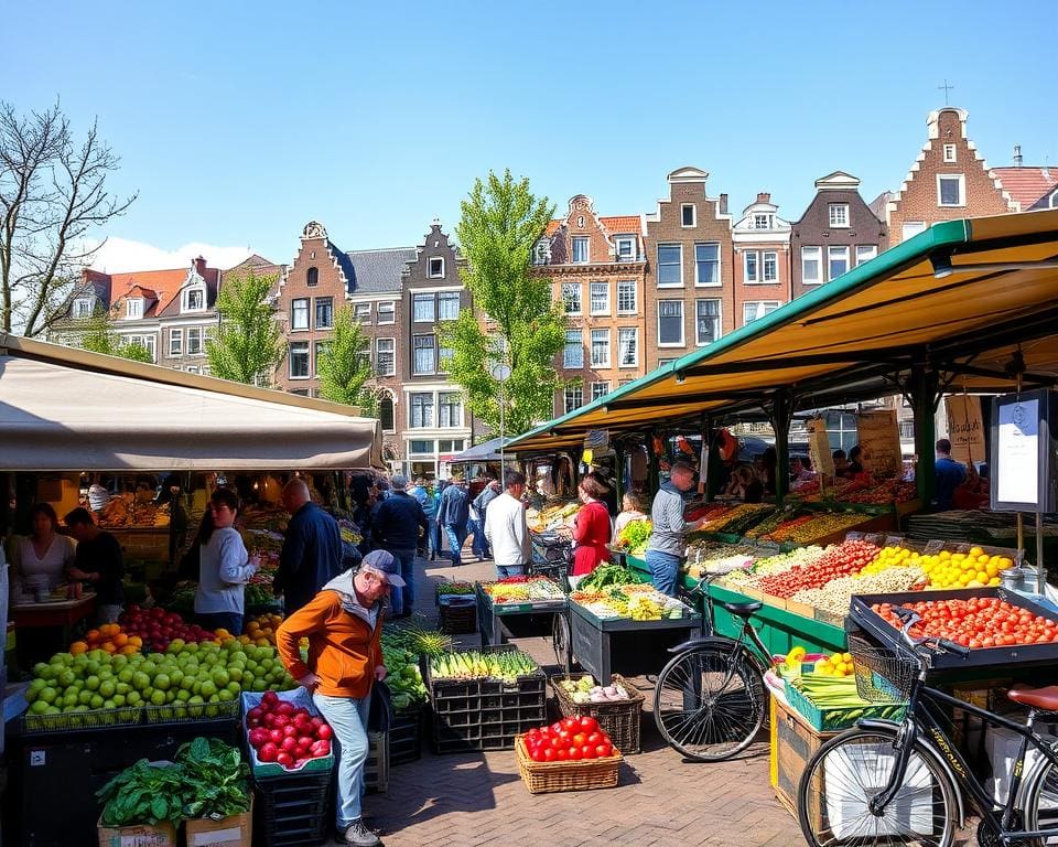 Märkte für frische Lebensmittel in Amsterdam