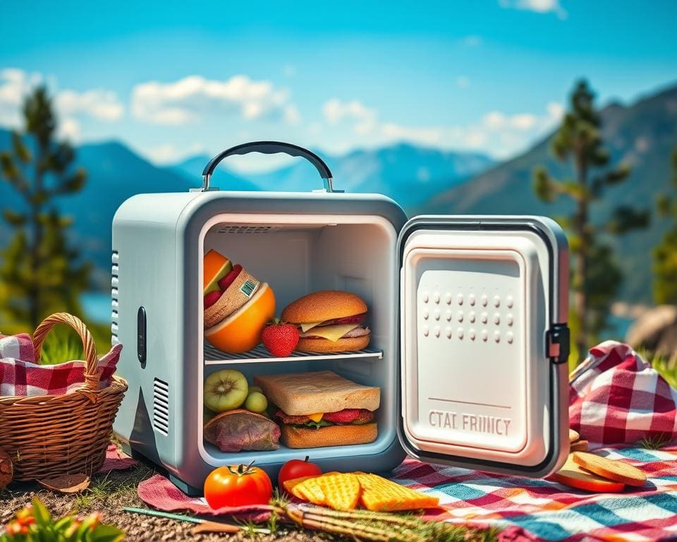 Mini-Kühlschrank für unterwegs