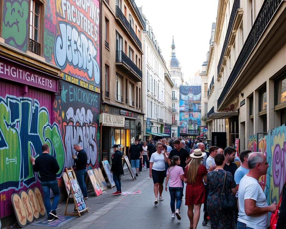 Oberkampf Street Art und kreative Veranstaltungen