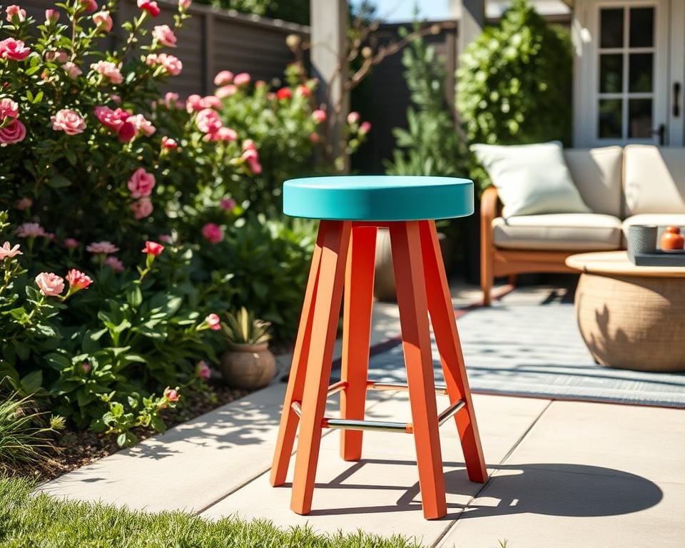 Outdoor-Hocker von Fermob: Flexibel und robust