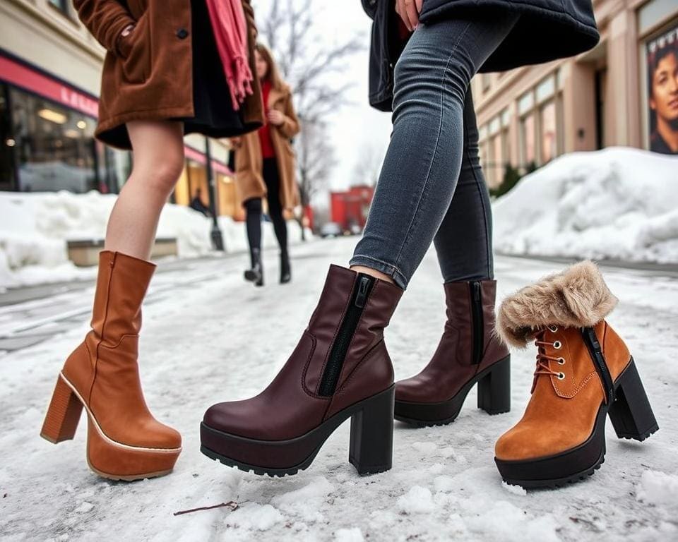 Plateau-Stiefel: Der Wintertrend für alle Fashionistas