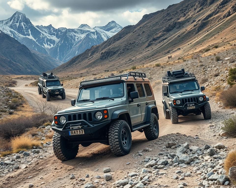 Robuste Offroad-Fahrzeuge