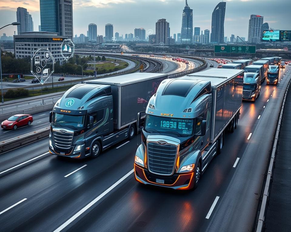 Smart Trucks: Vernetzte Technologie im Schwerlastverkehr