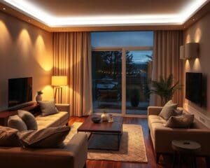 Smarte Beleuchtung: Perfekte Lichtstimmung im Haus