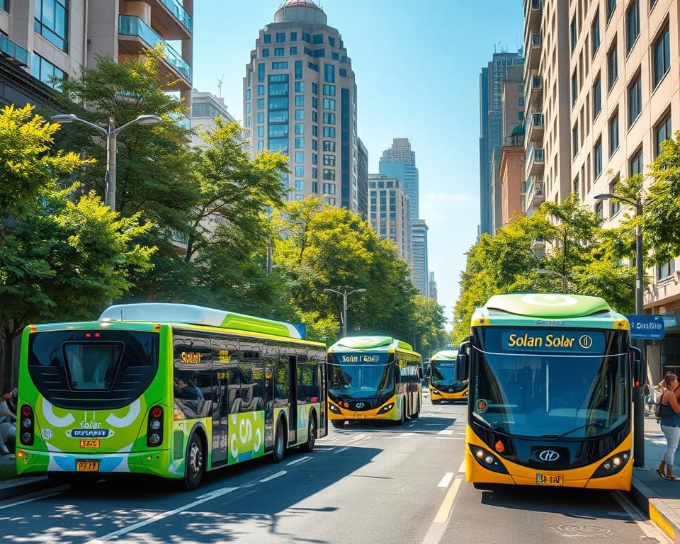 Solarbetriebene Stadtbusse: Innovativ und emissionsfrei