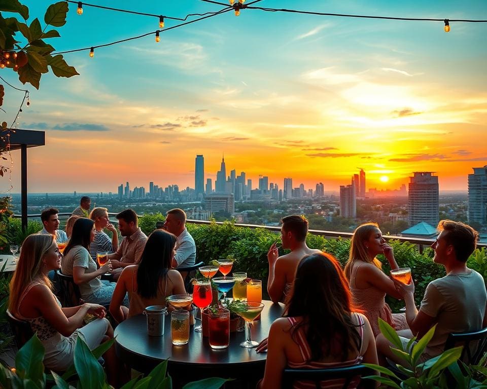 Sommerabende genießen in Cocktail Bars mit Aussicht