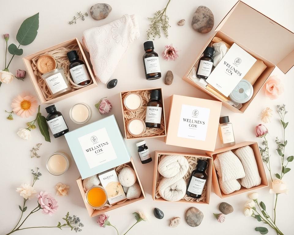 Vielfalt der Wellness-Boxen