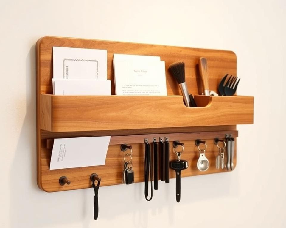 Wandorganizer aus Holz für Küche und Büro