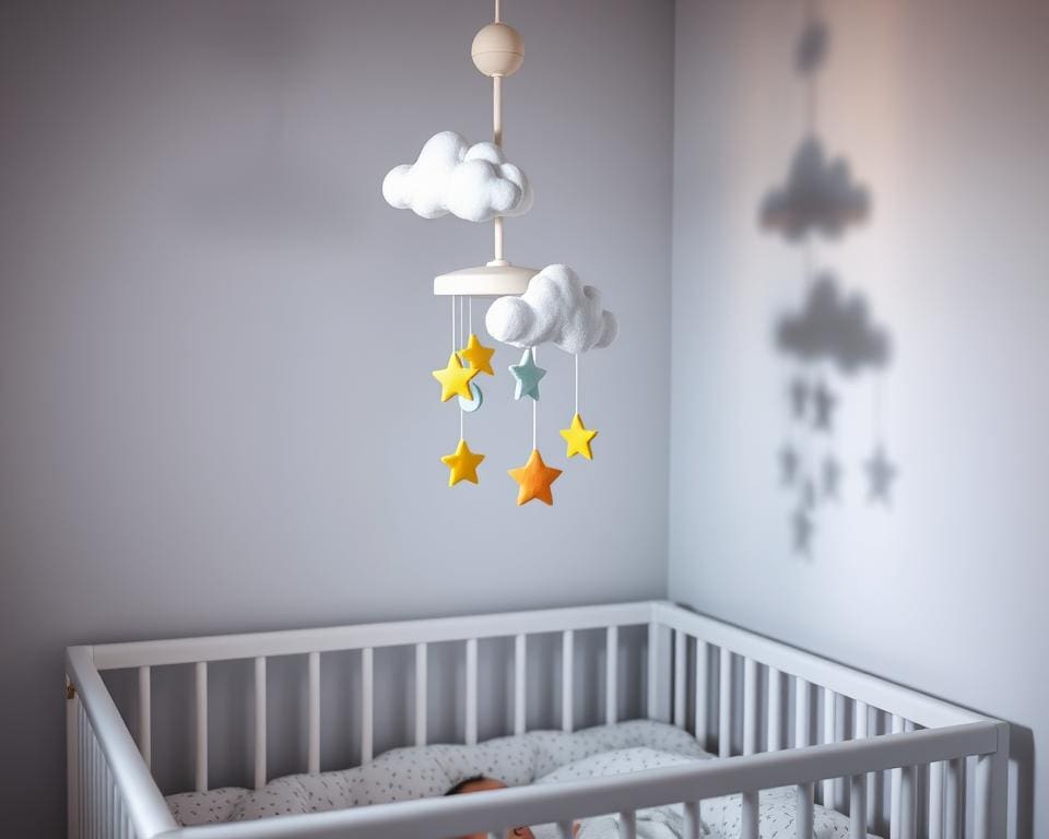 Warum ein Baby-Mobile das Einschlafen erleichtert.