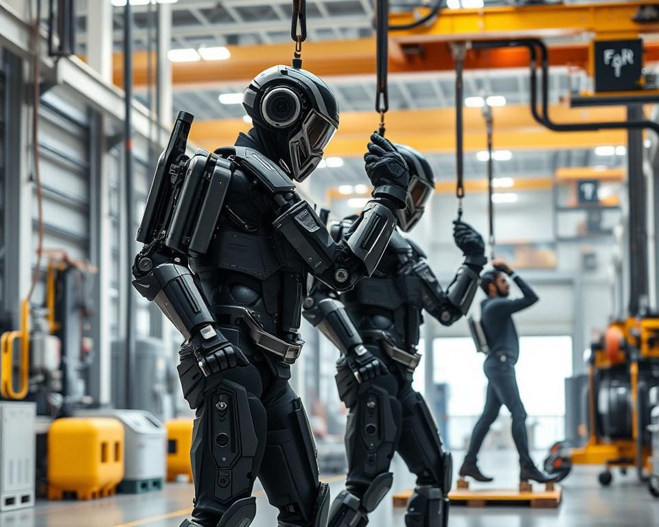 Welche Fortschritte gibt es bei Exoskeletten in der Industrie?
