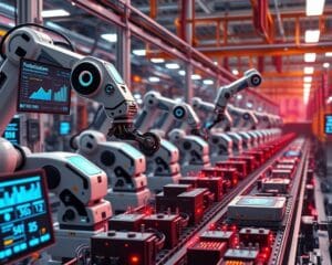 Welche Rolle spielt KI in der Optimierung von Produktionsketten?