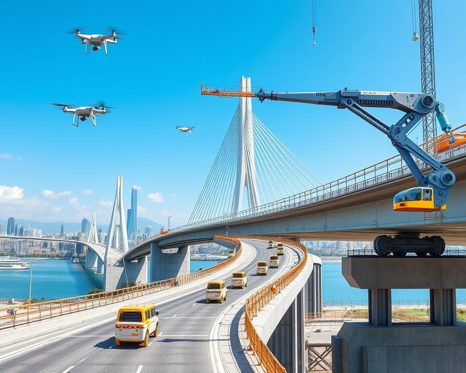 Welche Technologien revolutionieren den Bau von Brücken?