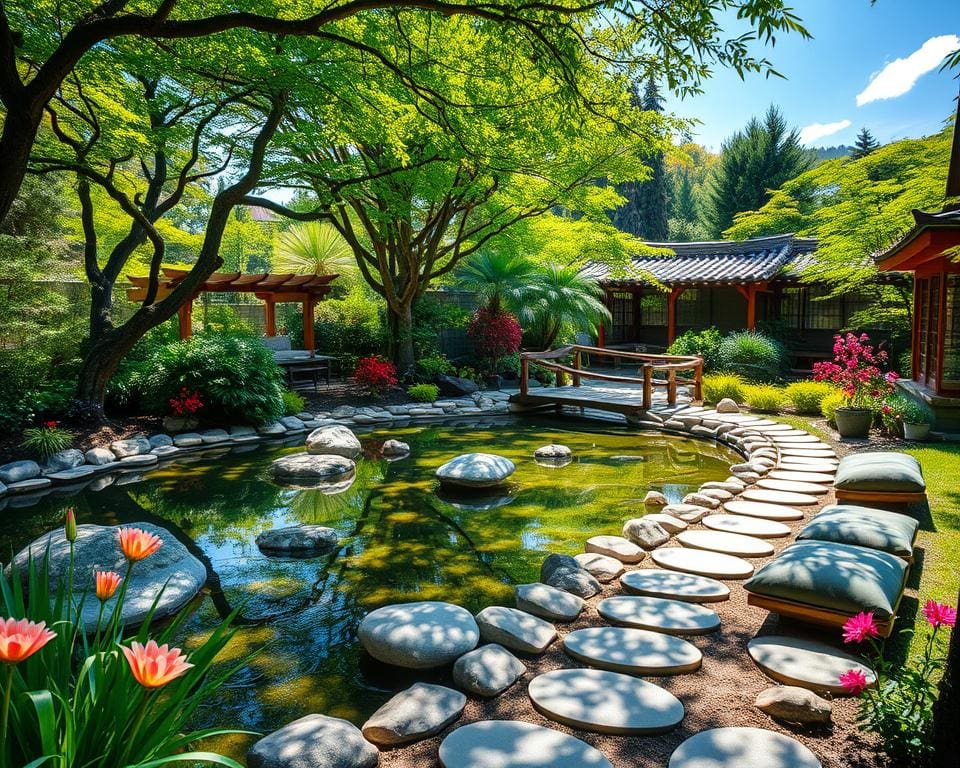Wie Sie einen Meditationsgarten gestalten können