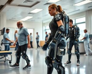 Wie unterstützen Exoskelette in der Rehabilitation?