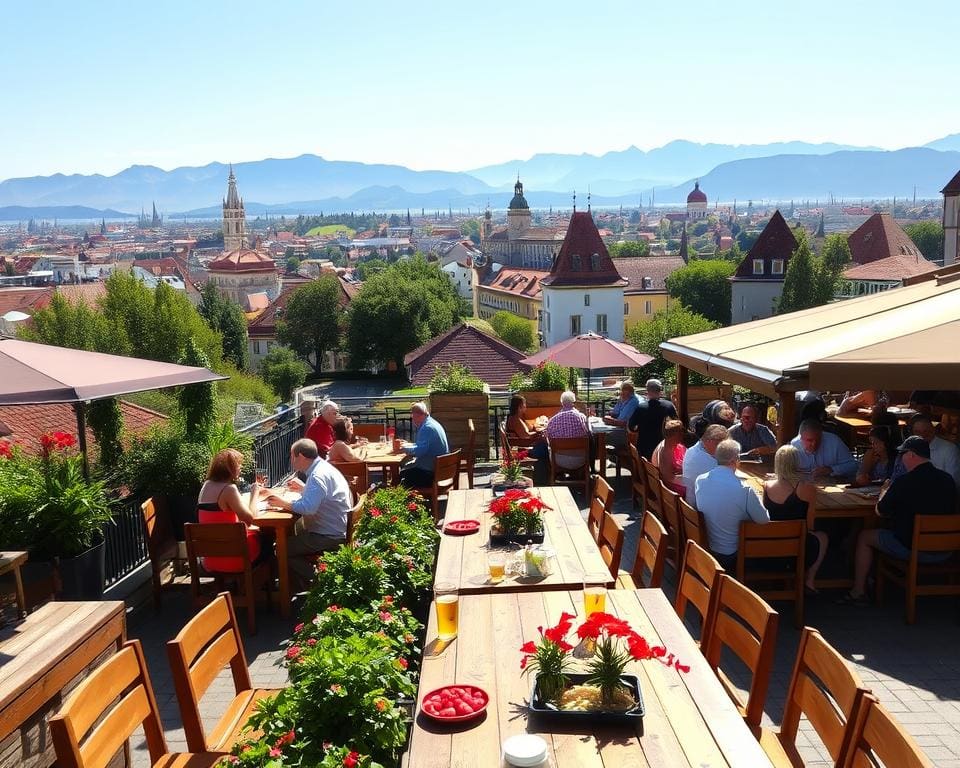 beste Aussicht Biergarten München