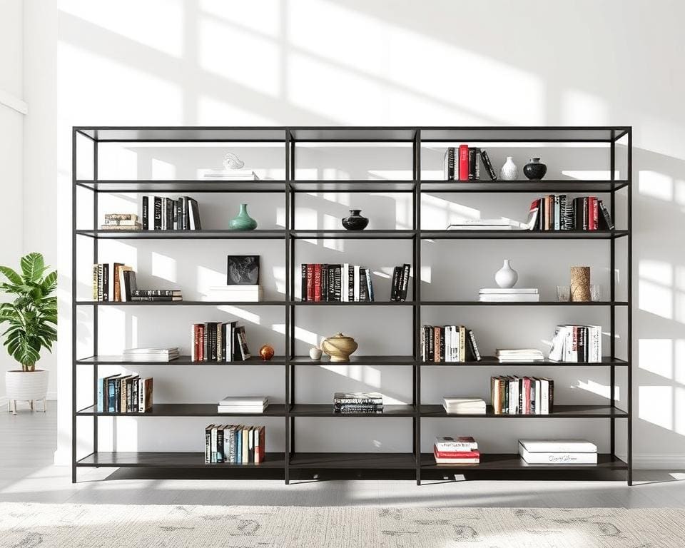 moderne Stahlregale