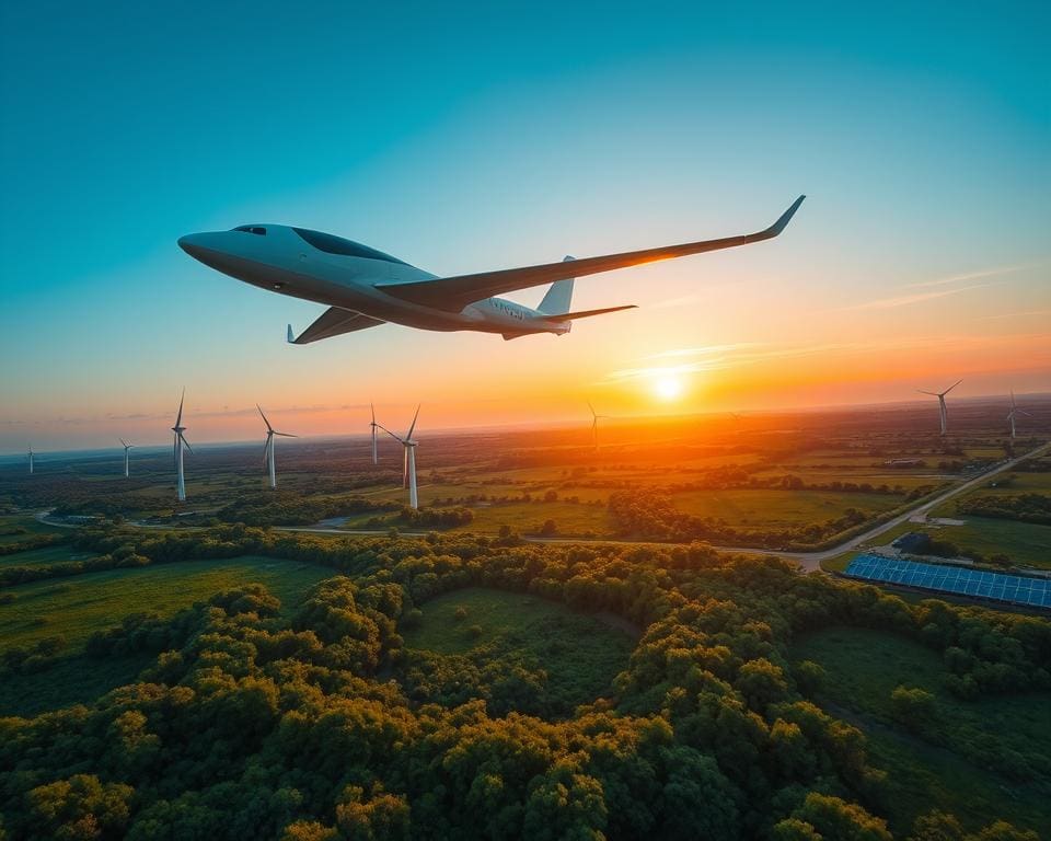 ökologische Vorteile von Hybridflugzeugen
