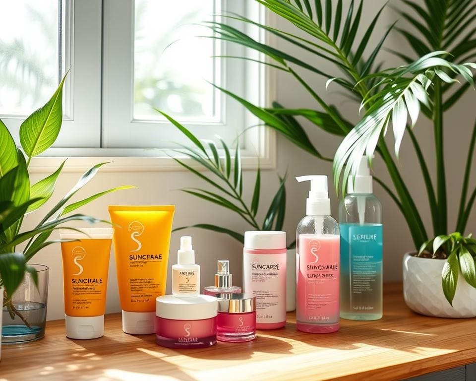 sommerliche Hautpflege-Routine