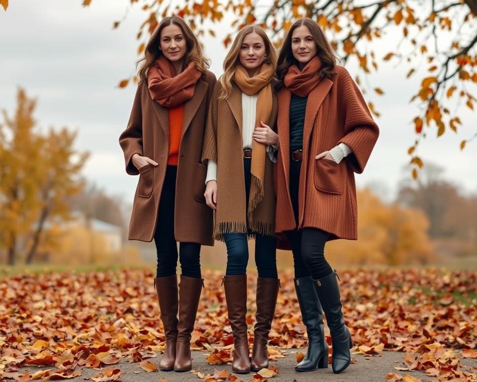 wetterangepasstes Styling für Herbstmode