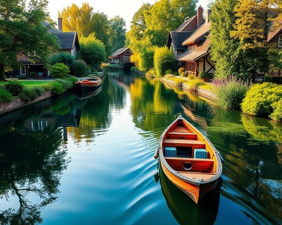 Bootsfahrten in Giethoorn - Venedig der Niederlande