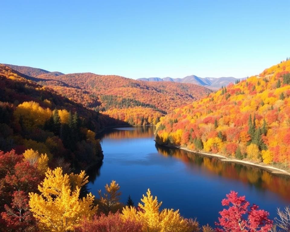 Herbstfarben in den Nationalparks und Naturschutzgebieten