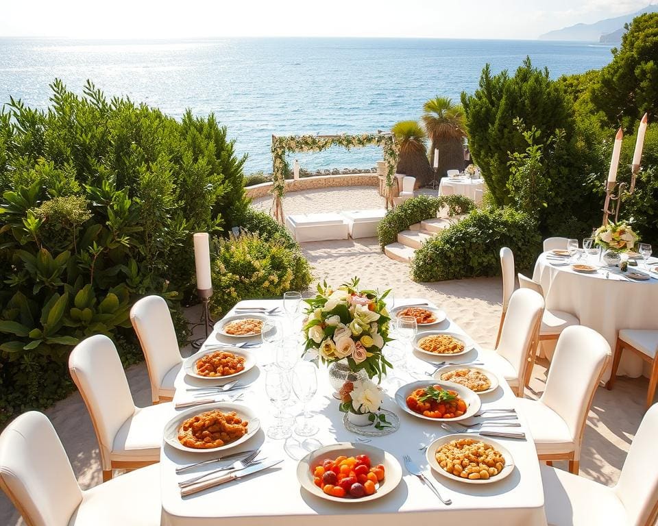 Hochzeit auf Ibiza: Catering und Location aus einer Hand