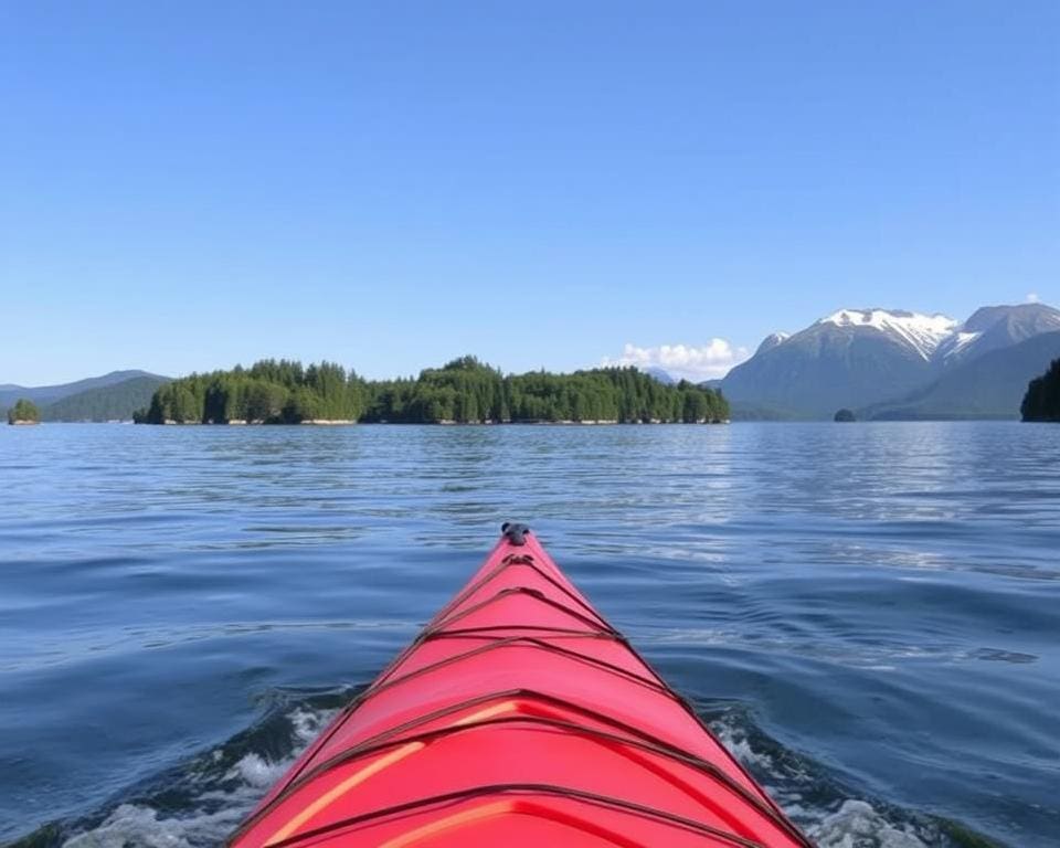 Kajakfahren Küsten Sitka