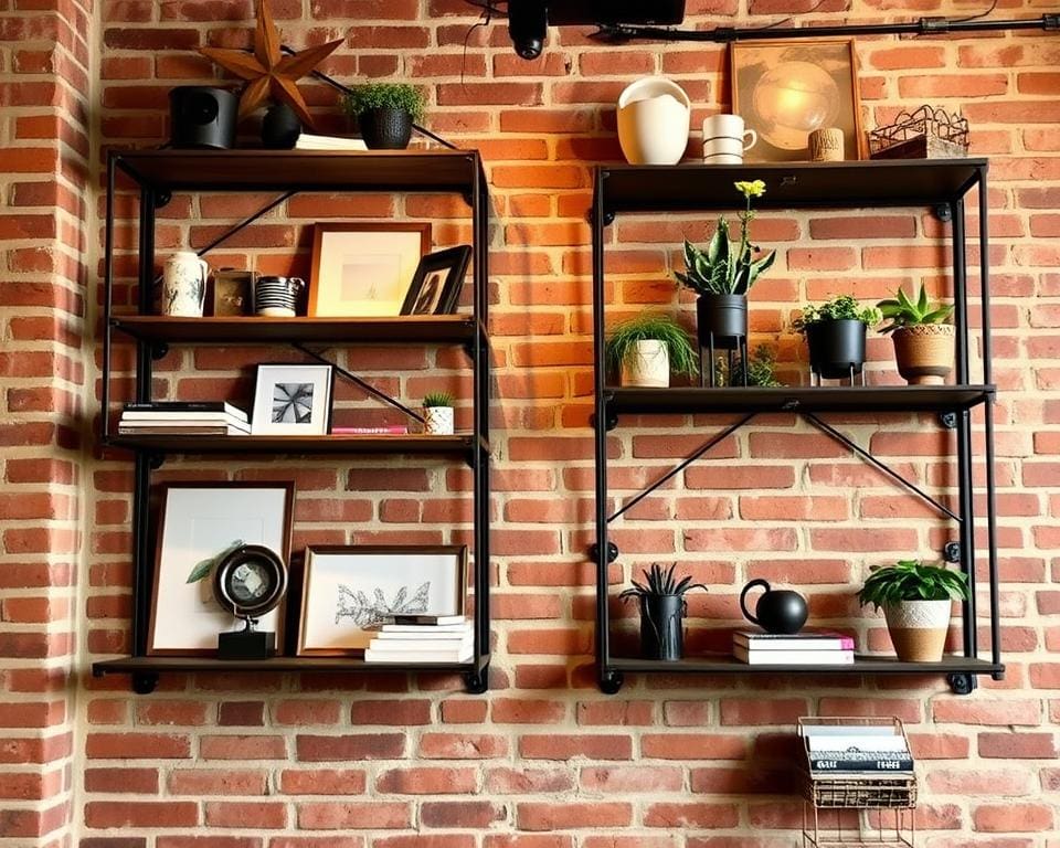 Moderne Wanddekoration mit industrial Home Decor