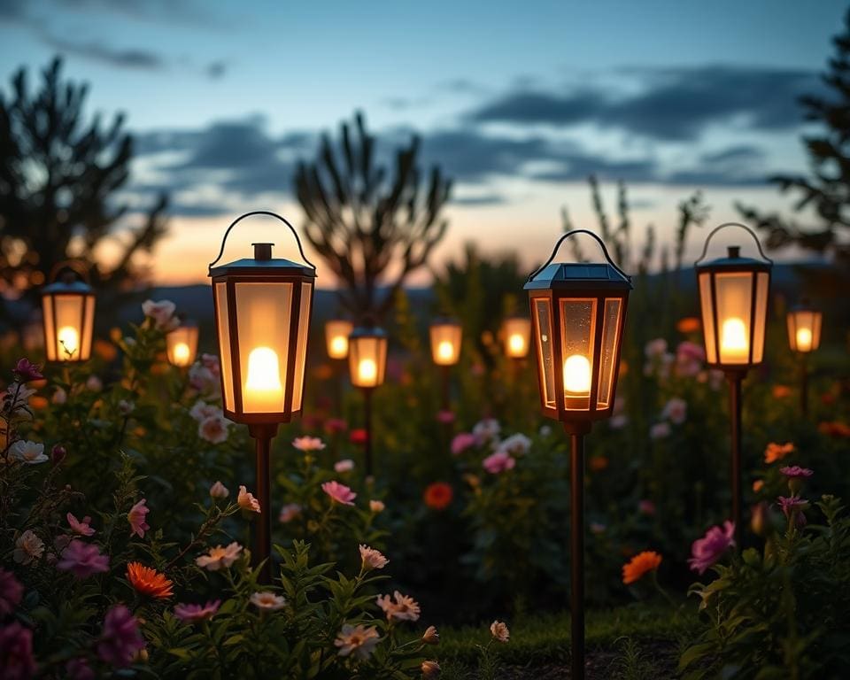 solare Laternen für den Garten