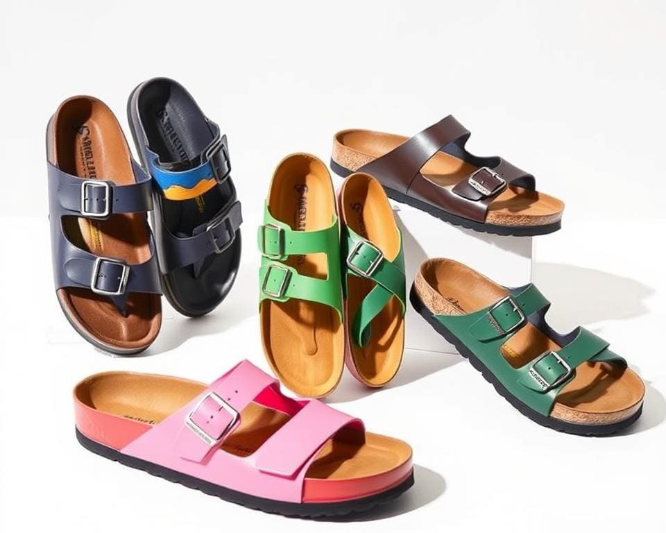 trendige Designs von Birkenstock Sandalen