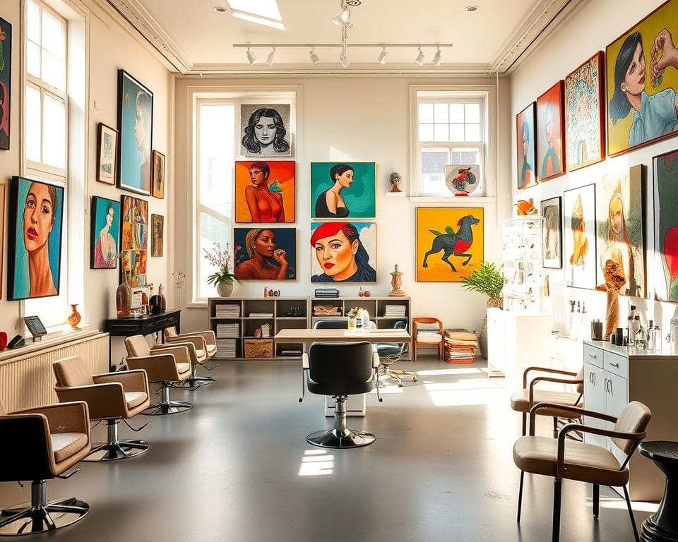 Warum ist ein Berliner Friseursalon auch eine Kunstgalerie?