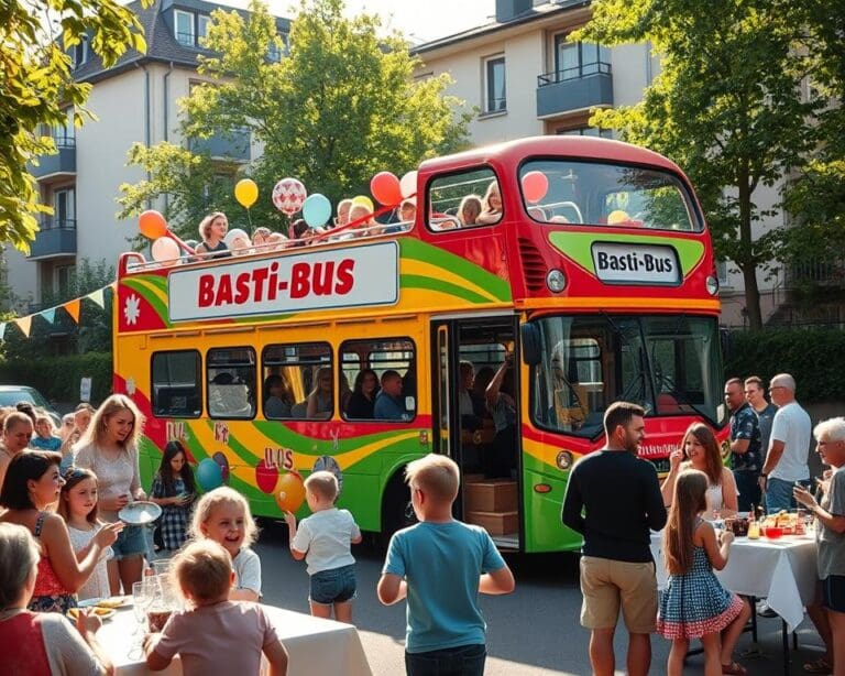 Kindergeburtstag Düsseldorf? Der Basti-Bus kommt zu dir!