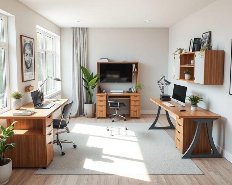 Multifunktionale Schreibtische für Homeoffice