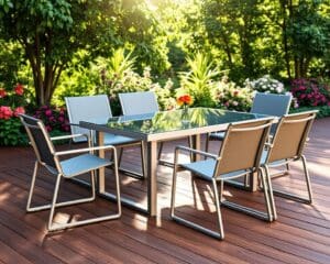 Outdoor-Möbel aus Aluminium für langlebige Nutzung