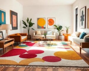 Teppiche im modernen Design für kreative Wohnräume