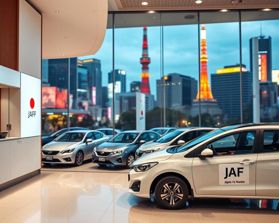 Autovermietung Japan und JAF Übersetzung