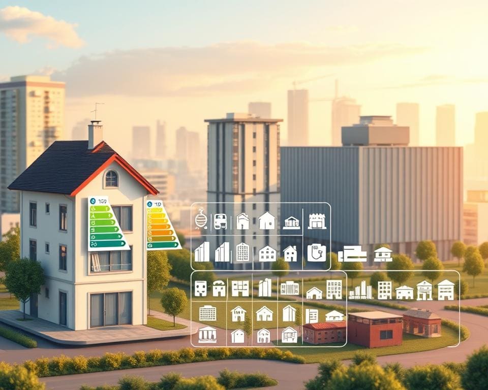 Energieausweis für verschiedene Gebäudetypen