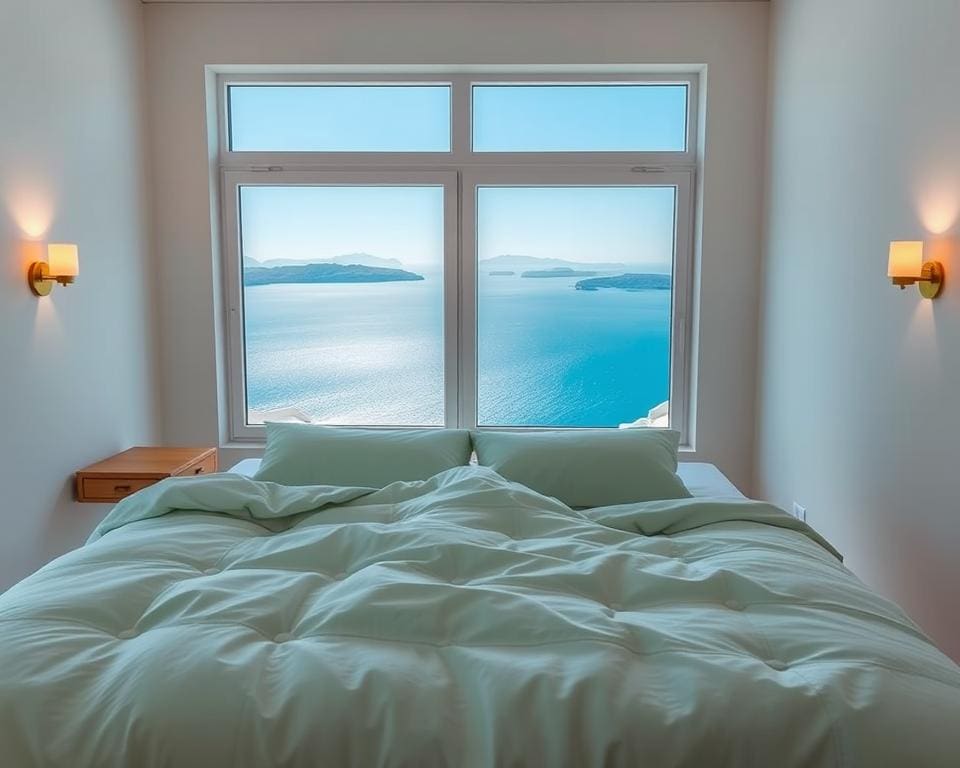 Farbtrends Schlafzimmer: Neo-Mint und Santorini-Blau