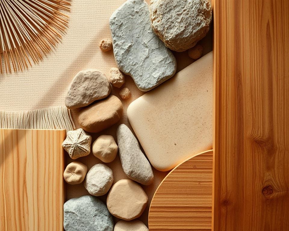 Harmonische Farbpalette Naturmaterialien