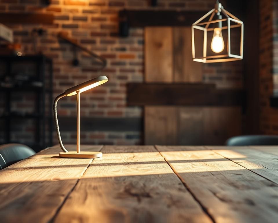 Mix aus Licht und Holz