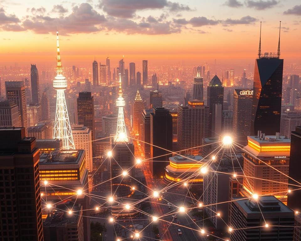 Vernetzung in Städten durch 5G