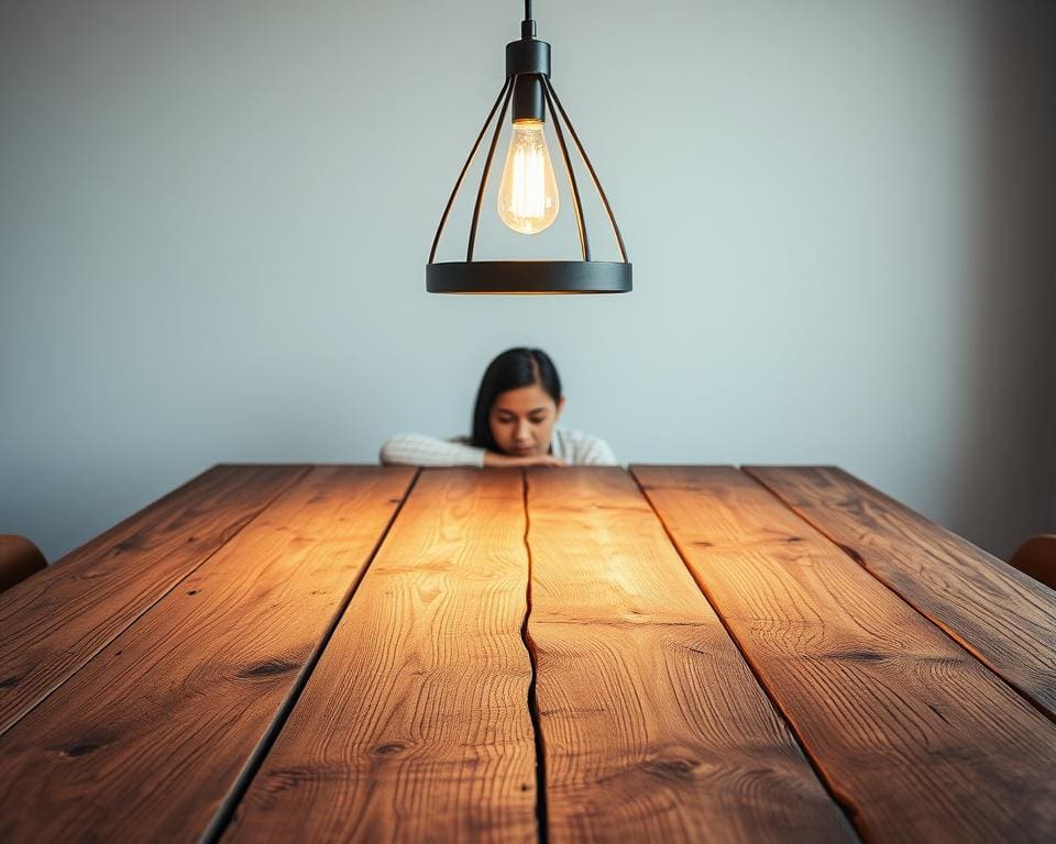 Wie gelingt der Mix aus modernem Licht und altem Holz?